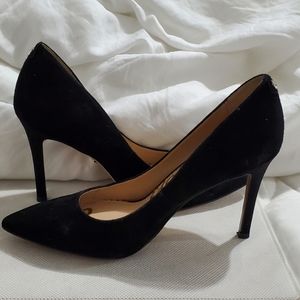 Sam Edelman black suede pump size 4